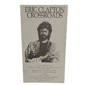 Eric Clapton Crossroads Four CD Box Set with Unreleased Recordings and Booklet